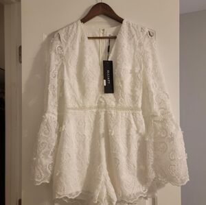 Elliatt White Lace Jumpsuit